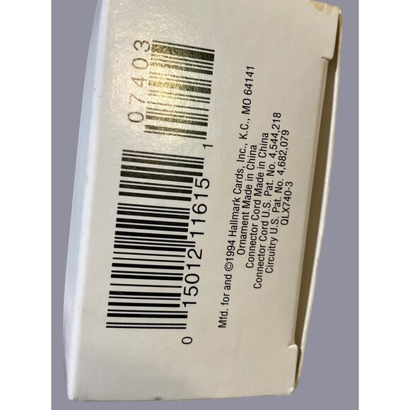 Hallmark Keepsake Ornament "Rock Candy Miner" 1994 Light-Up Magic Christmas Deco - Picture 12 of 12